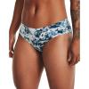 imageUnder Armour Womens 3Pack Pure Stretch No Show Hipster Underwear AllDay Comfort ampamp UltraSoft FitBlue Flannel 597Blue Flannel