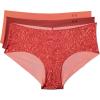 imageUnder Armour Womens 3Pack Pure Stretch No Show Hipster Underwear AllDay Comfort ampamp UltraSoft FitFractal Pink 692Fractal Pink