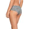 imageUnder Armour Womens 3Pack Pure Stretch No Show Hipster Underwear AllDay Comfort ampamp UltraSoft FitMod Gray 011Coded Blue
