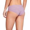 imageUnder Armour Womens 3Pack Pure Stretch No Show Hipster Underwear AllDay Comfort ampamp UltraSoft FitPurple AceMod Gray
