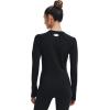 imageUnder Armour Womens Authentics Long Sleeve Crew Neck TShirtBlack 001White
