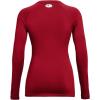 imageUnder Armour Womens Authentics Long Sleeve Crew Neck TShirtFlawless 834Black