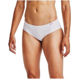 imageUnder Armour Womens 3Pack Pure Stretch No Show Hipster Underwear AllDay Comfort ampamp UltraSoft FitCrystal Lilac 570Polar Purple