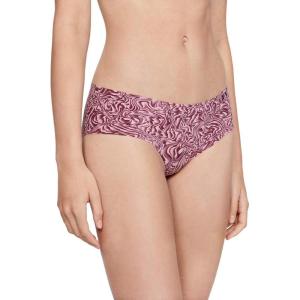 imageUnder Armour Womens 3Pack Pure Stretch No Show Hipster Underwear AllDay Comfort ampamp UltraSoft FitFractal Pink 692Fractal Pink
