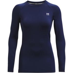 imageUnder Armour Womens Authentics Long Sleeve Crew Neck TShirtMidnight Navy 410White
