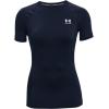 imageUnder Armour Womens HeatGear Compression ShortSleeve TShirtMidnight Navy 410White