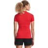 imageUnder Armour Womens HeatGear Compression ShortSleeve TShirtRed 600White