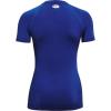 imageUnder Armour Womens HeatGear Compression ShortSleeve TShirtRoyal 400White