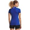 imageUnder Armour Womens HeatGear Compression ShortSleeve TShirtRoyal 400White