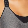 imageUnder Armour Womens Infinity High Heather BraCharcoal Light Heather 019Jet Gray