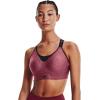 imageUnder Armour Womens Infinity High Heather BraLeague Red Light Heather 626Black