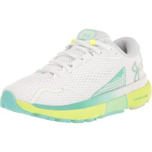 imageUnder Armour Womens HOVR Infinite 5 Running Shoe101 WhiteLime SurgeGreen Breeze