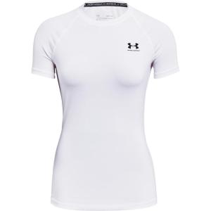 imageUnder Armour Womens HeatGear Compression ShortSleeve TShirtWhite 100White