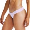 imageUnder Armour Womens 3pack Pure Stretch No Show Thong Underwear Allday Comfort ampamp Ultrasoft FitCrystal Lilac 570Polar Purple
