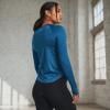 imageUnder Armour Womens Motion Long Sleeve Longline Crew426 Varsity Blue   Blizzard
