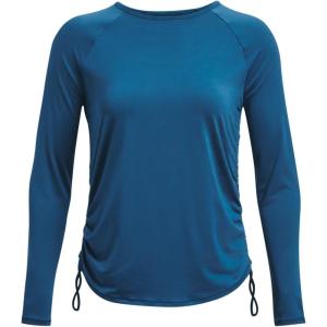 imageUnder Armour Womens Motion Long Sleeve Longline Crew426 Varsity Blue   Blizzard