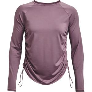 imageUnder Armour Womens Motion Long Sleeve Longline Crew500 Misty Purple   Fresh Orchid