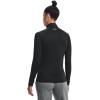 imageUnder Armour Womens Tech  Zip LongSleeve PulloverBlack Black Metallic Silver