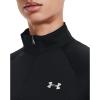 imageUnder Armour Womens Tech  Zip LongSleeve PulloverBlack Black Metallic Silver