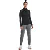 imageUnder Armour Womens Tech  Zip LongSleeve PulloverBlack Black Metallic Silver