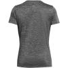 imageUnder Armour Womens Tech Twist Short Sleeve V Neck025 Castlerock  Steel  Black