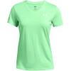 imageUnder Armour Womens Tech Twist Short Sleeve V Neck350 Matrix Green  White  White
