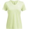 imageUnder Armour Womens Tech Twist Short Sleeve V Neck383 Retro Green   White