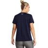 imageUnder Armour Womens Tech Twist Short Sleeve V Neck410 Midnight Navy   White