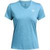 imageUnder Armour Womens Tech Twist Short Sleeve V Neck419 Capri   White