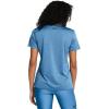 imageUnder Armour Womens Tech Twist Short Sleeve V Neck444 Viral Blue   Black