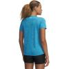 imageUnder Armour Womens Tech Twist Short Sleeve V Neck452 Ether Blue   White