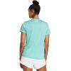 imageUnder Armour Womens Tech Twist Short Sleeve V Neck482 Radial Turquoise  White  White