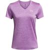 imageUnder Armour Womens Tech Twist Short Sleeve V Neck560 Provence Purple  Purple Ace  Purple Ace
