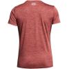 imageUnder Armour Womens Tech Twist Short Sleeve V Neck611 Sedona Red  Canyon Pink  White
