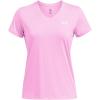imageUnder Armour Womens Tech Twist Short Sleeve V Neck638 Stellar Pink   White