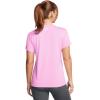 imageUnder Armour Womens Tech Twist Short Sleeve V Neck638 Stellar Pink   White