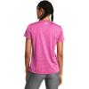 imageUnder Armour Womens Tech Twist Short Sleeve V Neck652 Rebel Pink  Pink Elixir  White