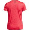 imageUnder Armour Womens Tech Twist Short Sleeve V Neck713 Racer Red   Black