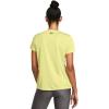 imageUnder Armour Womens Tech Twist Short Sleeve V Neck727 Sonic Yellow  White  Black