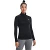 imageUnder Armour Womens Tech  Zip LongSleeve PulloverBlack Black Metallic Silver