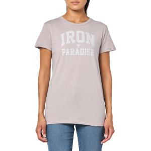 imageUnder Armour Womens Project Rock Payoff Short Sleeve T Shirt009 Gray Dawn   White