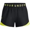 imageUnder Armour Womens Play Up 30 Shorts056 Black  Lime Yellow  Lime Yellow