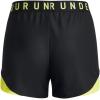 imageUnder Armour Womens Play Up 30 Shorts056 Black  Lime Yellow  Lime Yellow