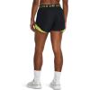 imageUnder Armour Womens Play Up 30 Shorts056 Black  Lime Yellow  Lime Yellow