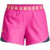 imageUnder Armour Womens Play Up 30 Shorts652 Rebel Pink  Static Blue  Lime Surge
