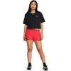 imageUnder Armour Womens Play Up 30 Shorts713 Racer Red  Cardinal  Black