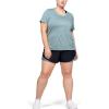 imageUnder Armour Womens Play Up 30 ShortsBlack 007Hushed Turquoise