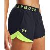 imageUnder Armour Womens Play Up 30 ShortsBlack 023Lime Ice