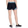 imageUnder Armour Womens Play Up 30 ShortsBlack Mobile Blue