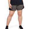 imageUnder Armour Womens Play Up 30 ShortsCarbon Heather 090Black